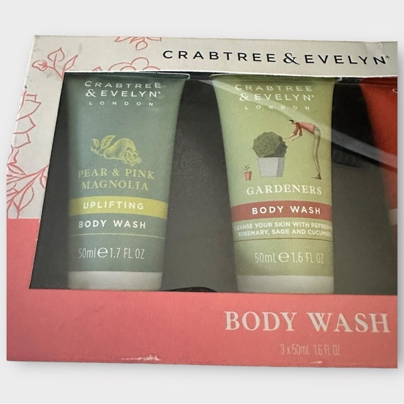 Crabtree & Evelyn NIB 3 x 50ml Body Wash Set - Picture 2 of 6
